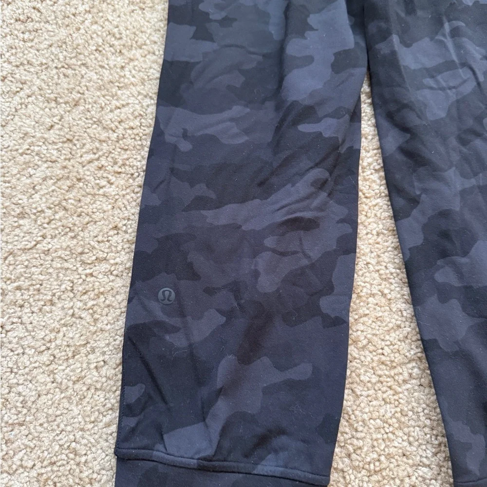 Lululemon Athletica Black Camouflage Joggers